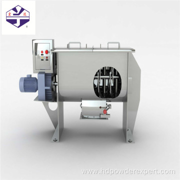 Horizontal dry powder mixer industrial flour mixer